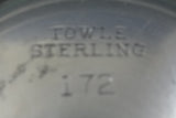 Silver Flutes by Towle Sterling Silver Sauce Boat & Underplate #172 (#0795)
