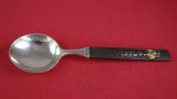 Kozuka by Tiffany and Co Sterling and Bronze Gumbo Soup Spoon w/ Peacock 7 1/4"