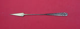 Pattern Unknown By Shiebler Sterling Silver Butter Pick vermeil w/trellis 6 1/4"