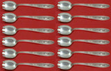 Wedgwood by International Sterling Silver Ice Cream Dessert Fork Custom Set 12pc