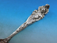 Love Disarmed by Reed and Barton Sterling Salad Serving Fork Old GW Pierced 11"