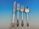 Sovereign Old by Gorham Sterling Silver Flatware Set 103 Pieces Stylized Acorn
