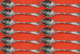 Eighteenth Century by Reed and Barton Sterling Silver Teaspoon Set 12pcs 6 1/8"