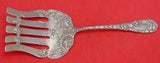 Chrysanthemum by Durgin Sterling Silver Asparagus Fork Original 9 3/4" Antique