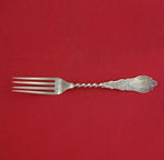 Albert Coles Sterling Silver Dessert Fork Bright-Cut 6 1/4" Silverware