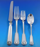 Shell & Thread by Tiffany & Co Sterling Silver Dinner Size Place Setting(s) 4-Pc
