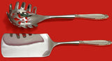 Prelude by International Sterling Italian Pasta Server Set 2pc HHWS  Custom