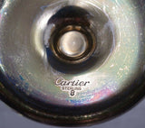 Cartier Sterling Silver Water Goblet #8 6 7/8" x 3 1/8" 6.75 ozt. (#6535)