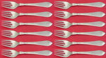Continental by Georg Jensen Sterling Silver Fish Fork/Salad Fork Set 12pc 6 7/8"