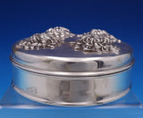 Chrysanthemum by Shreve Sterling Silver Jewelry Case Rounded 1 3/4" x 5" (#7913)