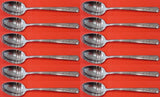 Rambler Rose by Towle Sterling Silver Demitasse Spoon Set 12 pieces 4 1/4"