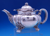 Chrysanthemum by Tiffany and Co Sterling Silver Tea Set 7pc (#8855) Beautiful!