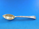 Lap Over Edge Acid Etched Tiffany Sterling Grapefruit Spoon GW Buffalo Grass 6"