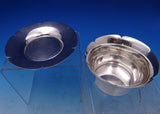 International Sterling Silver Mayonnaise Bowl and Underplate Flower Form (#8588)