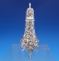 Repousse by Kirk Sterling Silver Salt Shaker 5" x 2" 3.5 ozt." (#7956) Heirloom