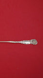 La Reine by Reed and Barton Sterling Silver Lettuce Fork Goldwashed 9 7/8"