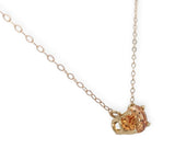 14k Yellow Gold Necklace with 1.43ct Genuine Natural Precious Topaz (#J7601)