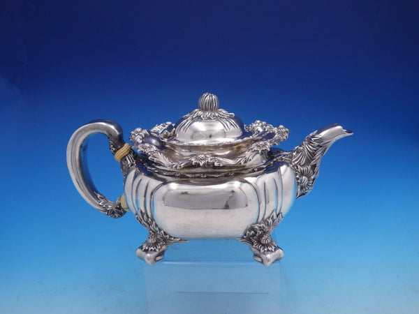 Chrysanthemum By Tiffany and Co Sterling Silver Tea Pot #52907121 (#4131)