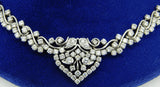 18k White Gold 4.5ct Genuine Natural Diamond Necklace (#J2981)