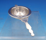 Water Lily by Camusso Peruvian Sterling Silver Tea Strainer 5 1/4" (#8802)