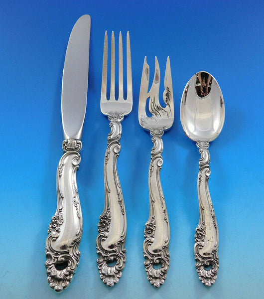 Decor by Gorham Sterling Silver Flatware Set for 12 Service 51 pcs Dinner Size