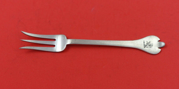 Foxhead by James Robinson English Sterling Silver Cocktail Fork 5 1/2"
