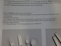 Wave Twist by The Main Course Stainless Steel Flatware set 40 pcs Modern Unused
