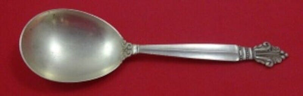 Acanthus by Georg Jensen Sterling Silver Berry Spoon 8 3/4" Serving Silverware