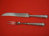 Coburg by Mary Chawer English Sterling Silver Roast Carving Set 2pc HH WS c.1836