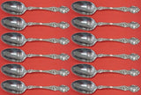 Violet by Wallace Sterling Place Soup Spoon Set 12 pieces 7"