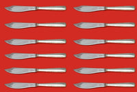 Camellia by Gorham Sterling Silver Fish Knife Custom Set 12 pcs 8 1/4"
