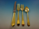 Salem Gold by Tiffany and Co. Sterling Silver Flatware Set For 6 Service Vermeil