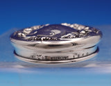 Carnation by Wallace Cut Glass and Sterling Silver Dresser Jar #1940 (#9152)