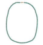 5mm Strand of Patagonia Genuine Natural Turquoise Beads Necklace 19" (#J6759)