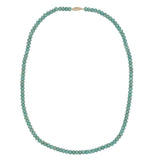 5mm Strand of Patagonia Genuine Natural Turquoise Beads Necklace 19" (#J6759)