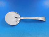 Lap Over Edge Acid Etched by Tiffany Sterling Waffle Server with Birds 8 3/4"