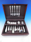 Old Maryland Plain by Kirk Sterling Silver Flatware Set Service 42 pcs Dinner