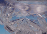Gorham Sterling Silver Powder Jar with Cut Crystal Bright Cut Flowers (#9146)