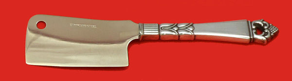Danish Crown by Frigast Sterling Silver Cheese Cleaver HHWS  Custom Made 6 1/2"