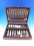 Golden Selene by Kirk Sterling Silver Flatware Set for 12 Service 60 pcs Modern