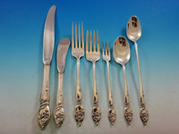 Enchanting Orchid by Westmorland Sterling Silver Flatware Set 8 Service 62 Pcs