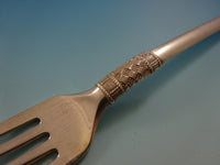 Aegean Weave Plain by Wallace Sterling Silver Flatware Set For 12 Service 55 Pcs
