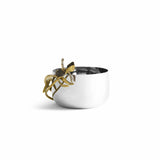Michael Aram - Black Iris Stainless Steel and Brass Nut Dish  - 111203