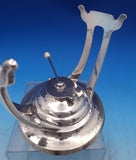 Colonial by Whiting Sterling Silver Tea Set 7pc with Kettle on Stand (#8537)