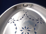 English Silver on Copper Warming Dome with Stand c. 1800 8" x 1 1/2" (#5978)
