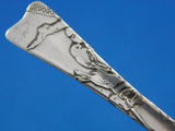 Lap Over Edge Acid Etched by Tiffany Sterling Silver Teaspoon Bird on Branch 6"