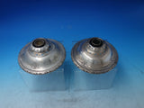 Old Master by Towle Sterling Silver Candle Holder Pair #37420 c. 1940 (#6151)