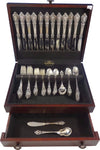 Eloquence by Lunt Sterling Silver Flatware Service Set 74 Pieces Dinner Size 12