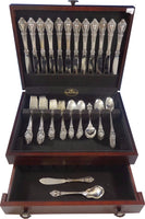 Eloquence by Lunt Sterling Silver Flatware Service Set 74 Pieces Dinner Size 12
