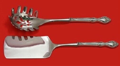 Amaryllis by Manchester Sterling Silver Italian Serving Set HHWS 2pc Custom